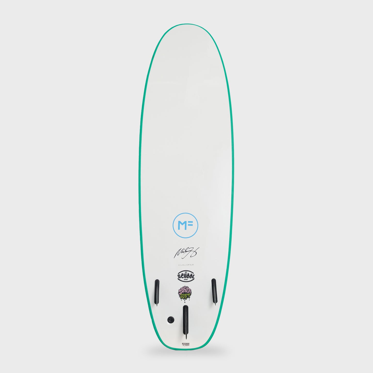 Mick Fanning Surf School Super Soft Screw Thru 3F Surfboard - 6'6 - Jade