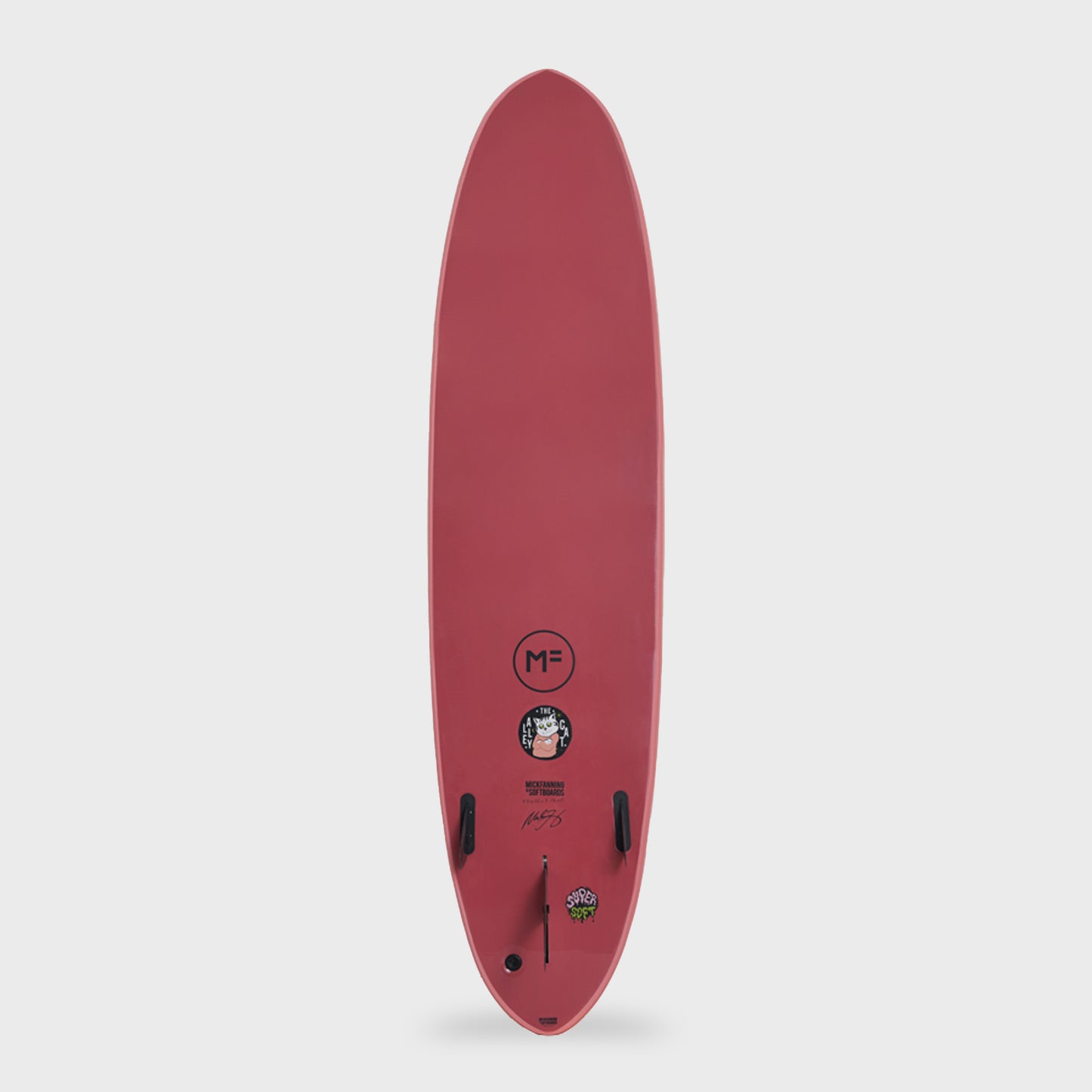 Mick Fanning Alley Cat Super Soft Softboard - 7'0 - Coral/Merlot