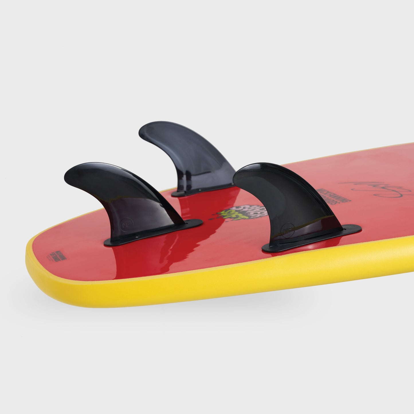 Mick Fanning Beastie Super Soft Tri Softboard - 6'6 - Sunshine/Red