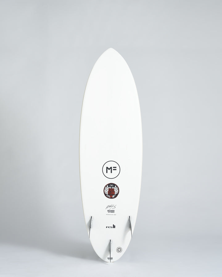 Mick Fanning Evenflow EpoxyLam (FCSII) 3F Surfboard - White (Copy)