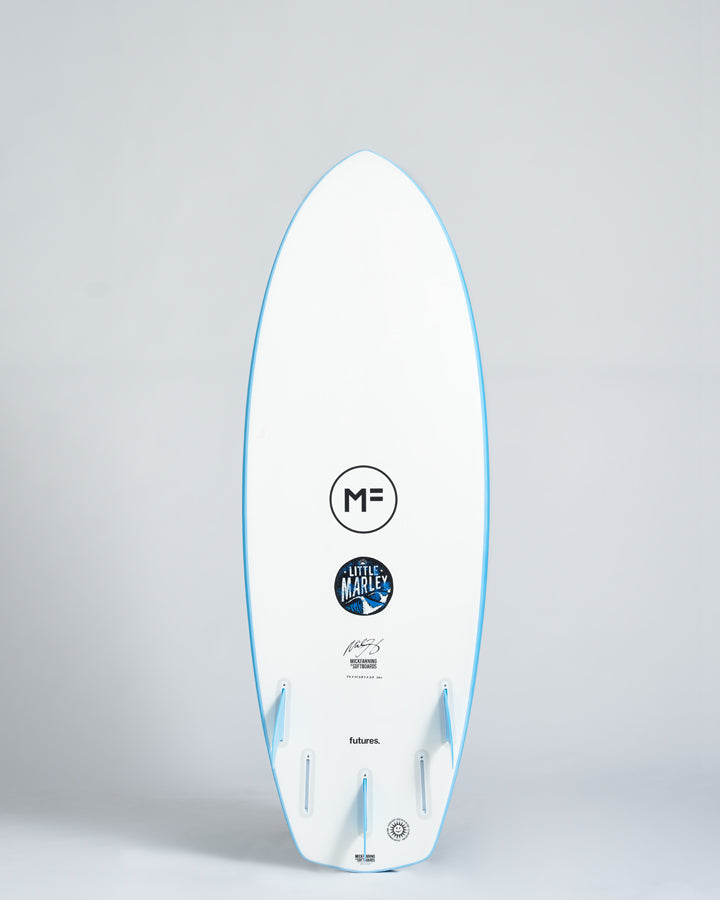 Mick Fanning Little Marley EpoxyLam (Futures 5F) Surfboard - Aqua
