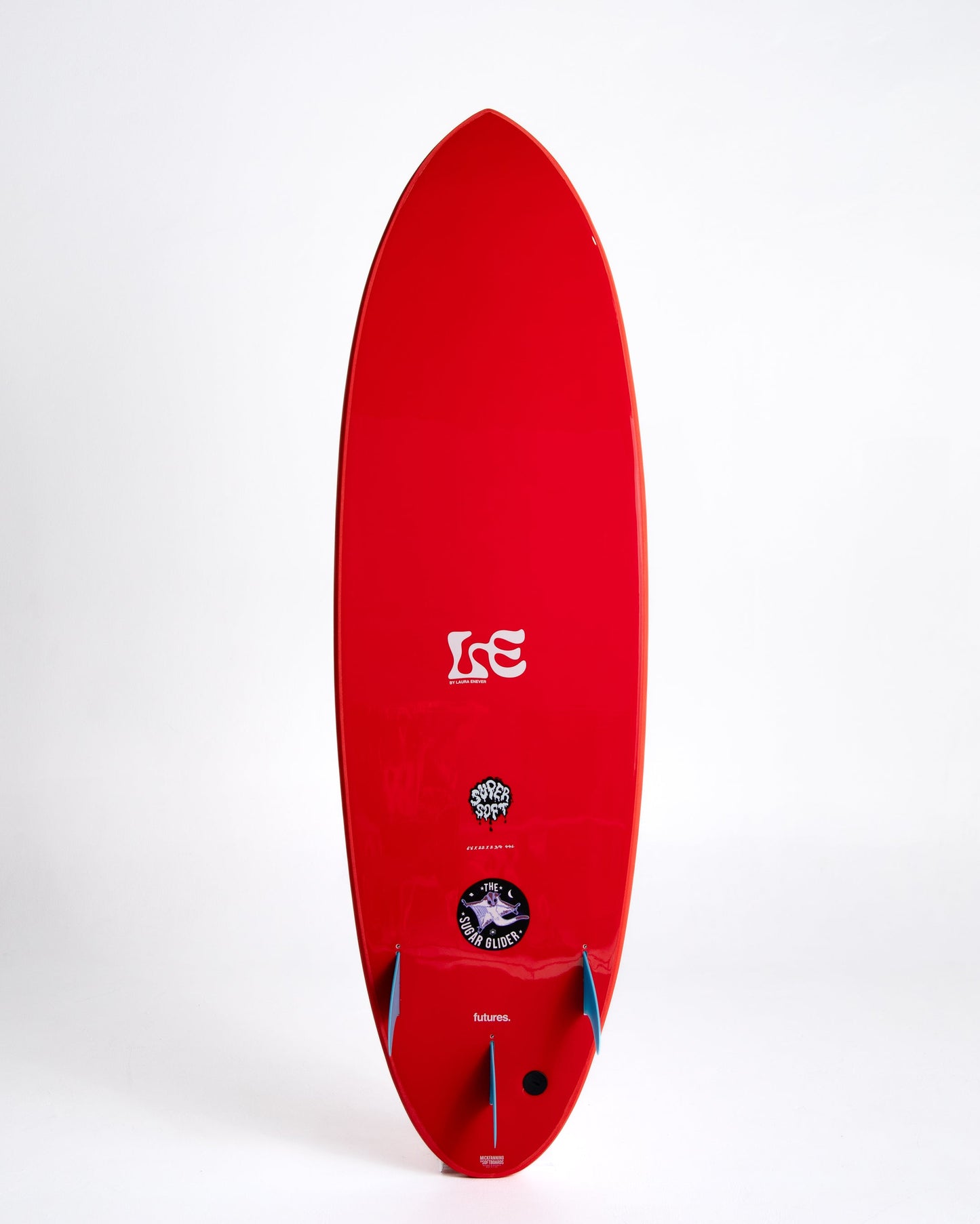Mick Fanning X Laura Enever Sugar Glider Supersoft (Futures 3F) - Red