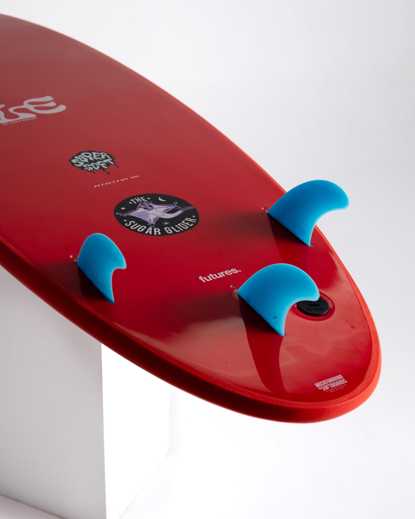 Mick Fanning X Laura Enever Sugar Glider Supersoft (Futures 3F) - Red