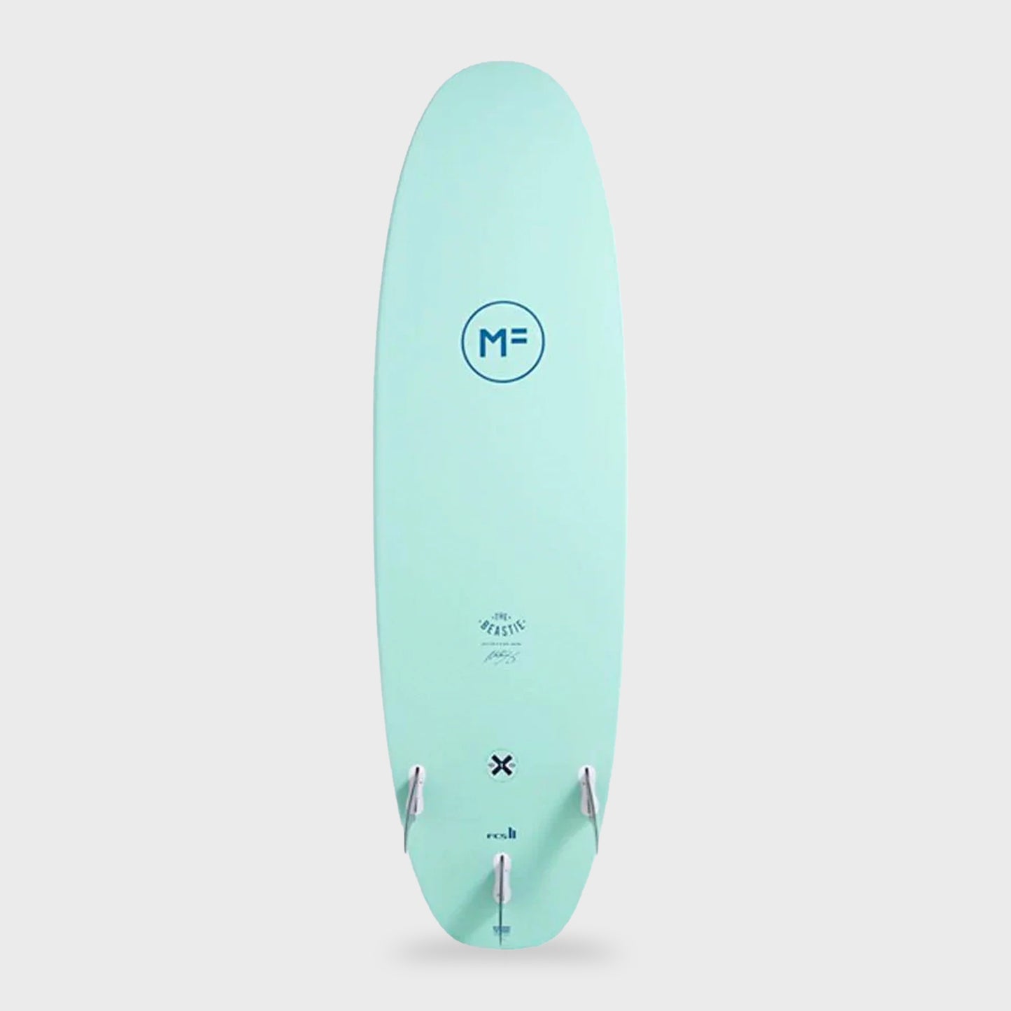 Mick Fanning Beastie 2.0 Surfboard FCSII 3F - Ice Green