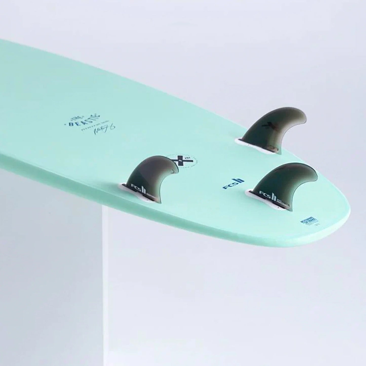 Mick Fanning Beastie 2.0 Surfboard FCSII 3F - Ice Green