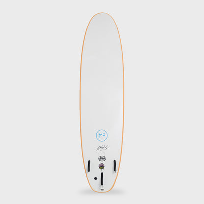 Mick Fanning Surf School Screw Thru 3F Surfboard - 8'0 - Orange