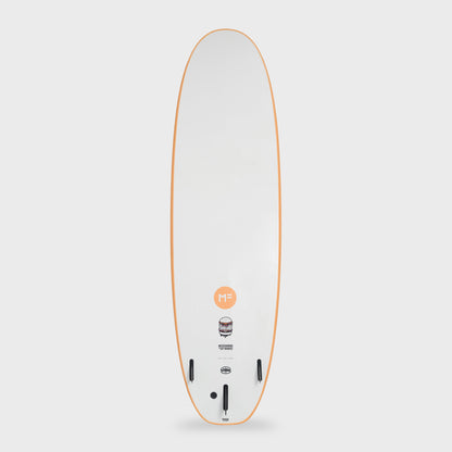 Mick Fanning XL Surf School Super Soft Screw Thru 3F Surfboard - 9'0 - Orange