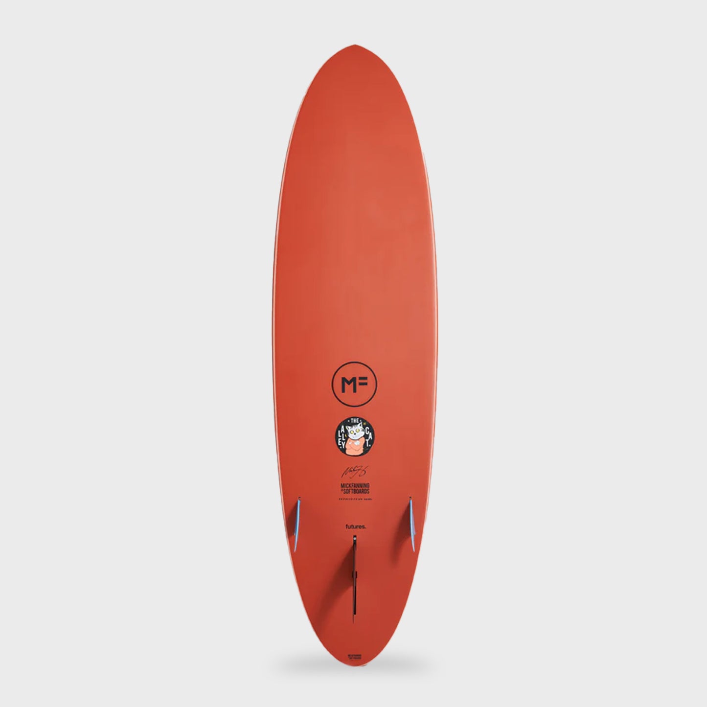 Mick Fanning Alley Cat Epoxy Pro Surfboard (Futures) - Rust