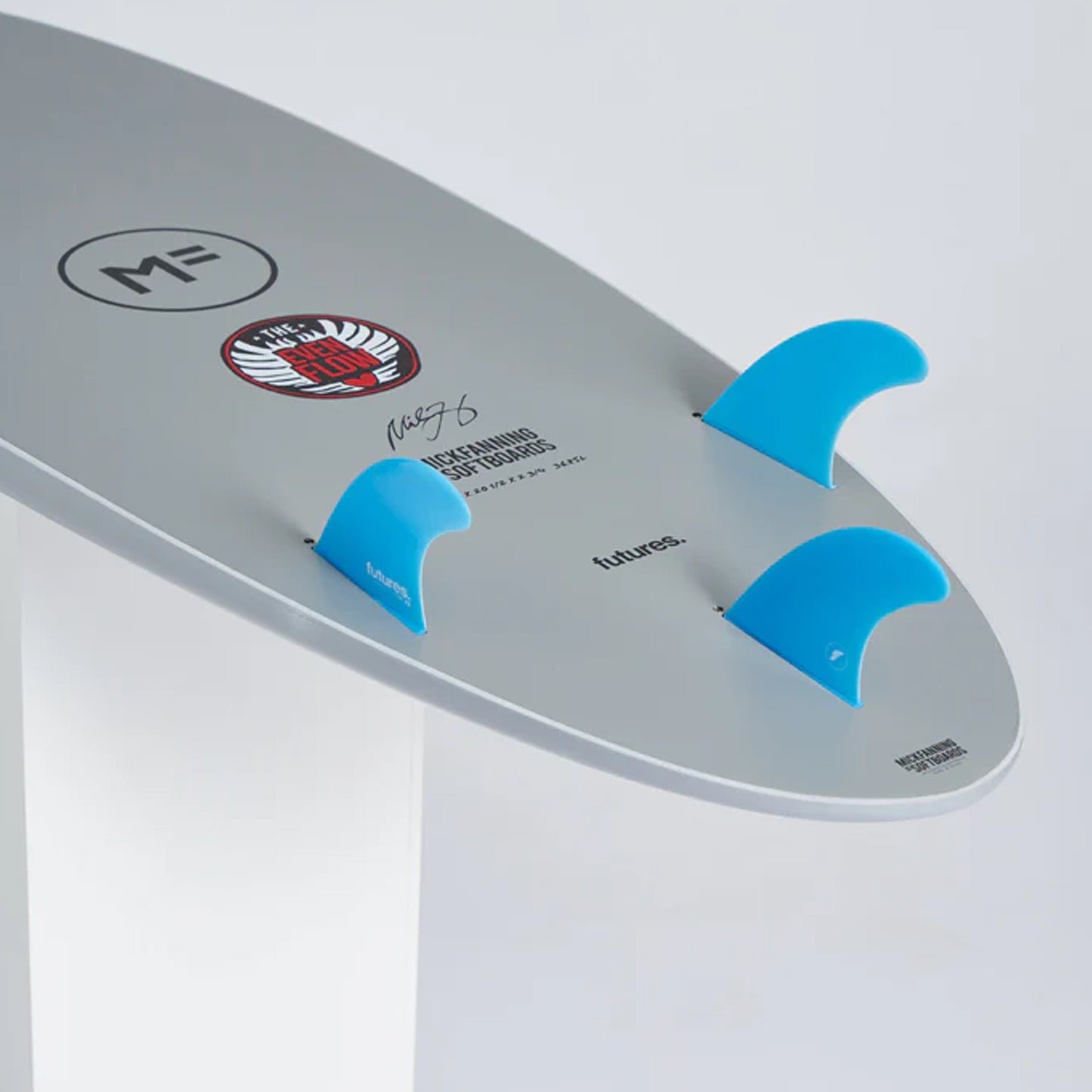 Mick Fanning Even Epoxy Pro Surfboard (Futures) - Grey