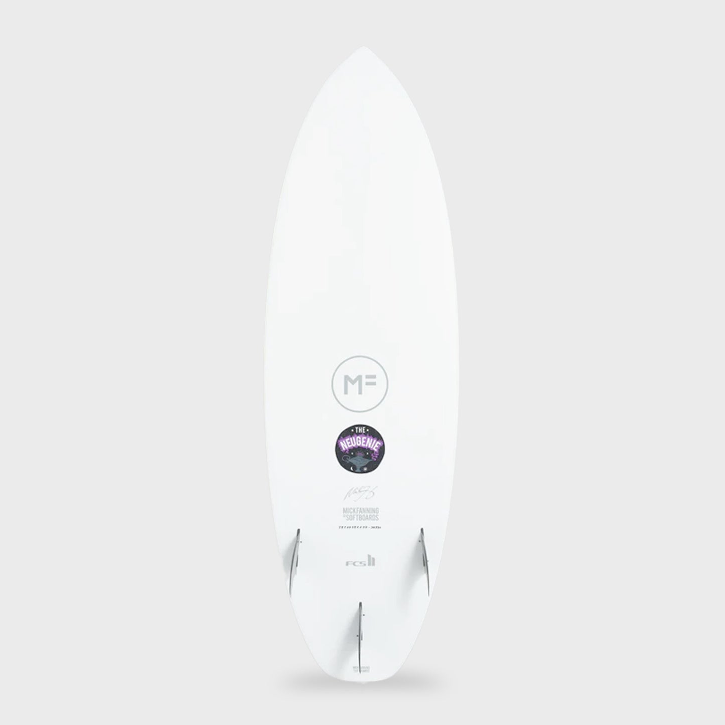 Mick Fanning Neugenie Epoxy Pro Surfboard (FCS II) - White