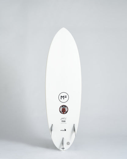 Mick Fanning Evenflow EpoxyLam (FCSII) 3F Surfboard - White (Copy)