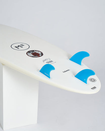 Mick Fanning Evenflow EpoxyLam (Futures) 3F Surfboard - White