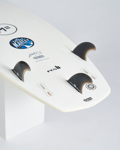 Mick Fanning Little Marley EpoxyLam (FCSII 5F) Surfboard - White