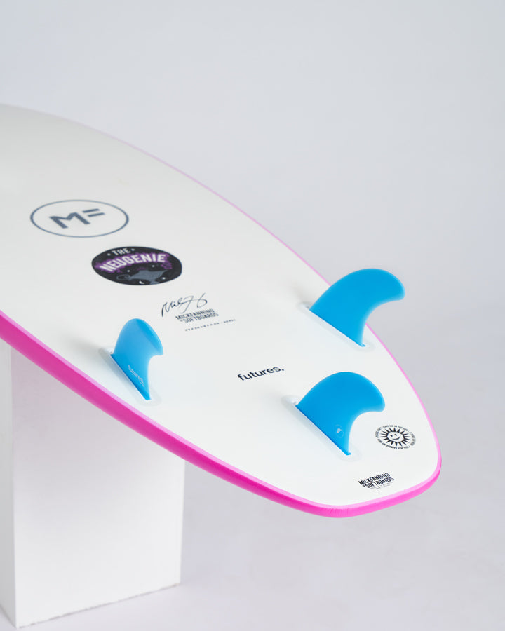 Mick Fanning Neugenie EpoxyLam Surfboard Futures 3 - Pink