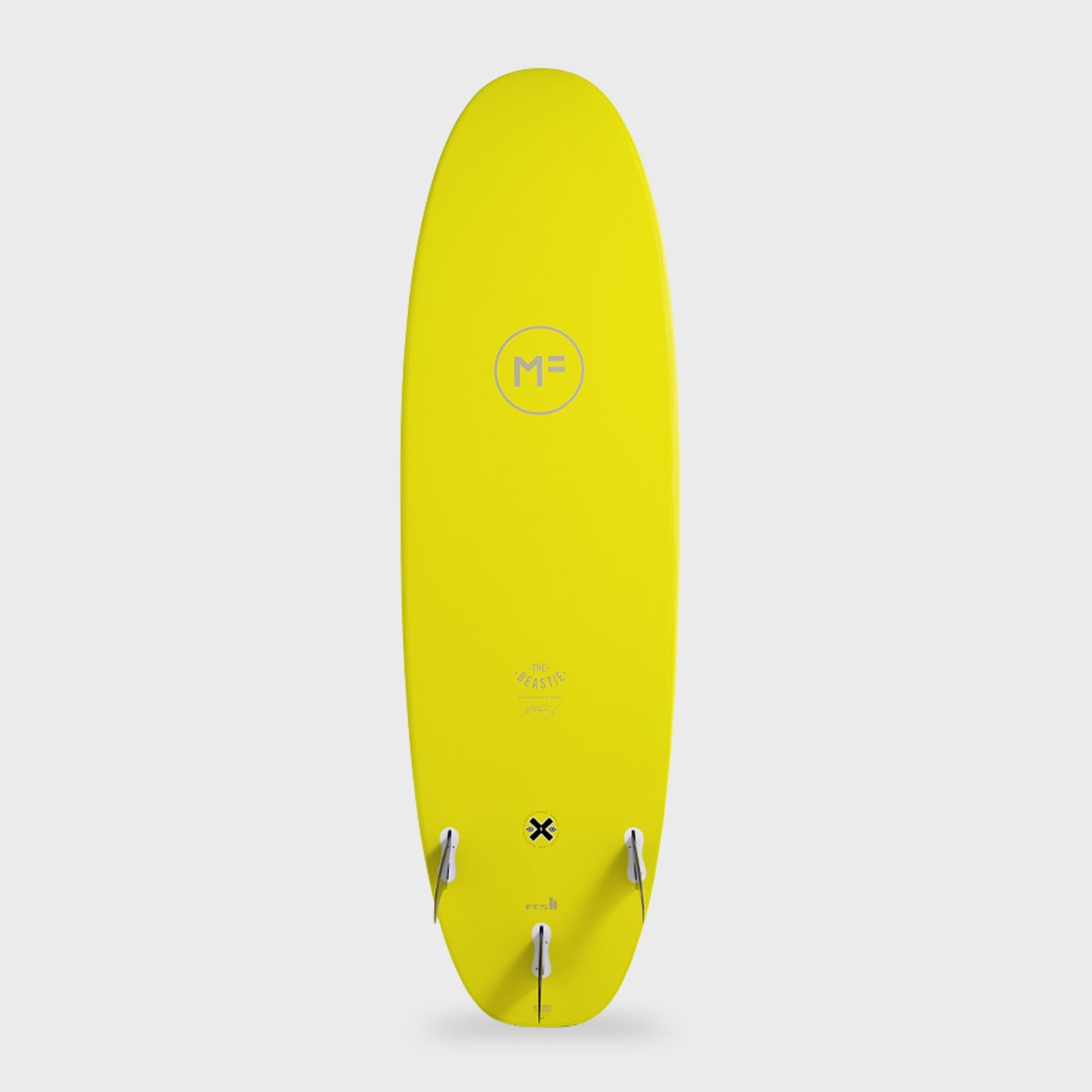 Mick Fanning Beastie 2.0 Surfboard FCSII 3F - Sunny Yellow