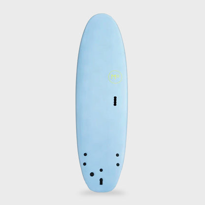 Mick Fanning Beastie Supersoft Surfboard Multi Box 3F - 8'0 - Sky/Soy