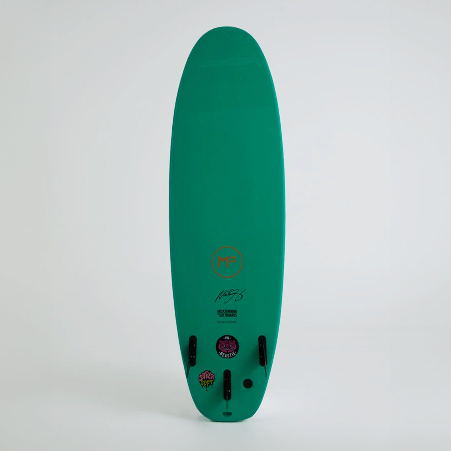 Mick Fanning Beastie Super Soft Tri Softboard -  Aqua Marine
