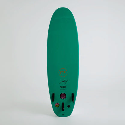 Mick Fanning Beastie Super Soft Tri Softboard -  Aqua Marine