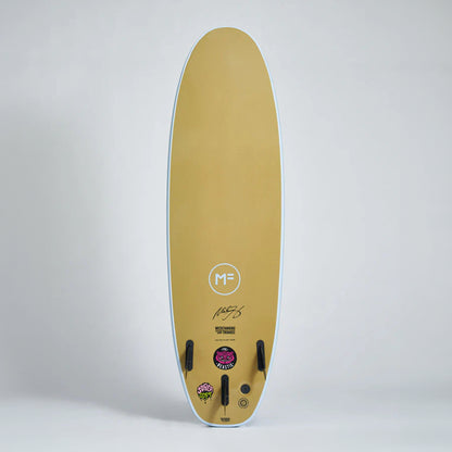 Mick Fanning Beastie Super Soft Tri Softboard -  Sky