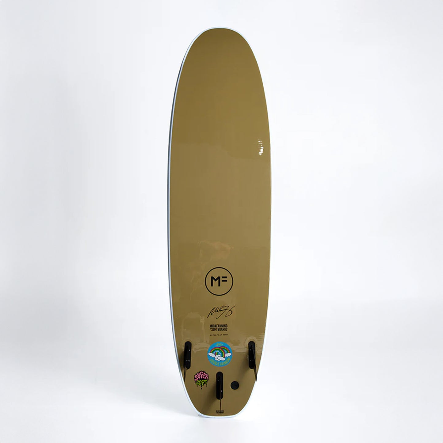 Mick Fanning Double Rainbow Super Soft (Screw Thru 3F) Surfboard - Sky/Soy