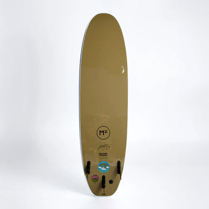 Mick Fanning Double Rainbow Super Soft (Screw Thru 3F) Surfboard - Sky/Soy