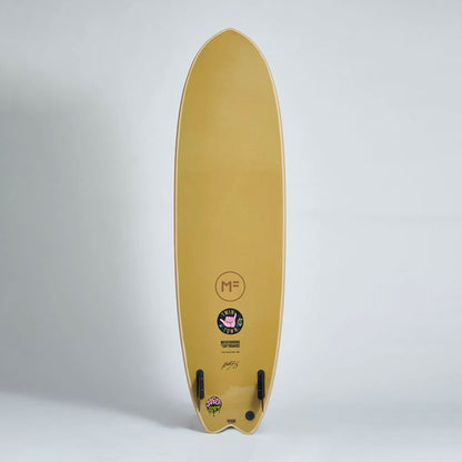 Mick Fanning Twin Town Supersoft Fish Surfboard Multi Box 2F - Soy/Soy
